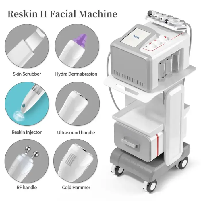 6-in-1 Beauty Facial Care: Hydro Dermabrasion Multifunction Aqua Facial Cleaning Machine