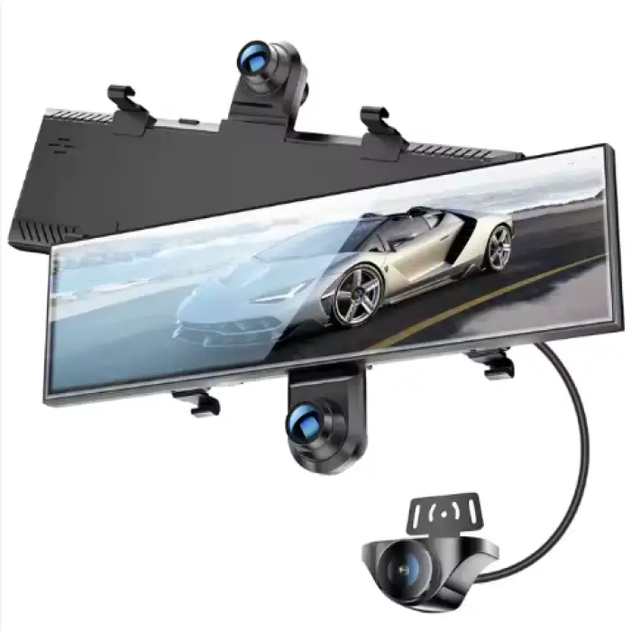 AKEEYO AKY-V720S 4K Dash Cam With 12-Inch Touchscreen