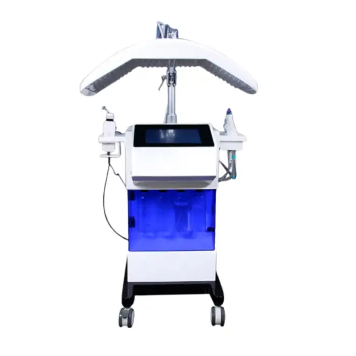 Multifunctional Bio RF Facial Lifting Machine : Water Oxygen Jet Aqua Peel with LED Light