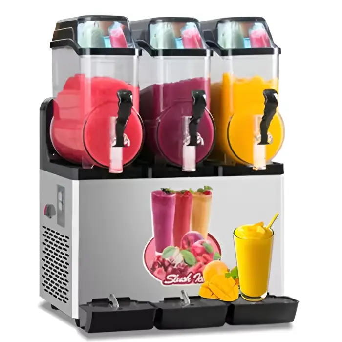 Commercial Slush Machine – 12L Single, Double, And Triple Bowl Options