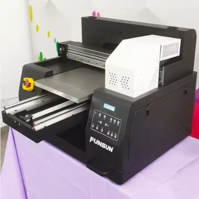 Funsun A3 UV Printer - Mobile Cover, Wood, Acrylic Inkjet UV DTF Printer with Double XP600 Heads