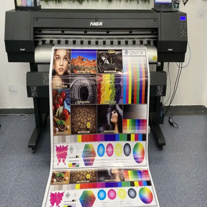 Funsun large format eco solvent digital  printer  indoor and outdoor canvas printing machine