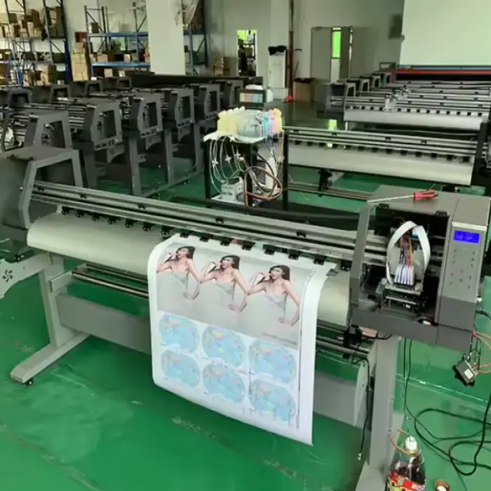 Funsun large format eco solvent digital  printer  indoor and outdoor canvas printing machine