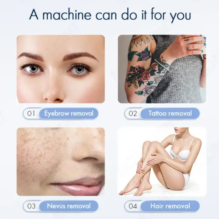 Tattoo Removal and Laser Hair On Diode Laser Hair Removal &amp; ND 2 in 1 Machine Laser Hair Removal Machine Tattoo