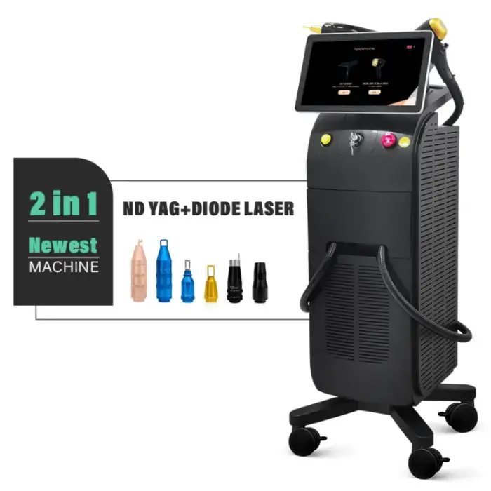 Tattoo Removal and Laser Hair On Diode Laser Hair Removal &amp; ND 2 in 1 Machine Laser Hair Removal Machine Tattoo