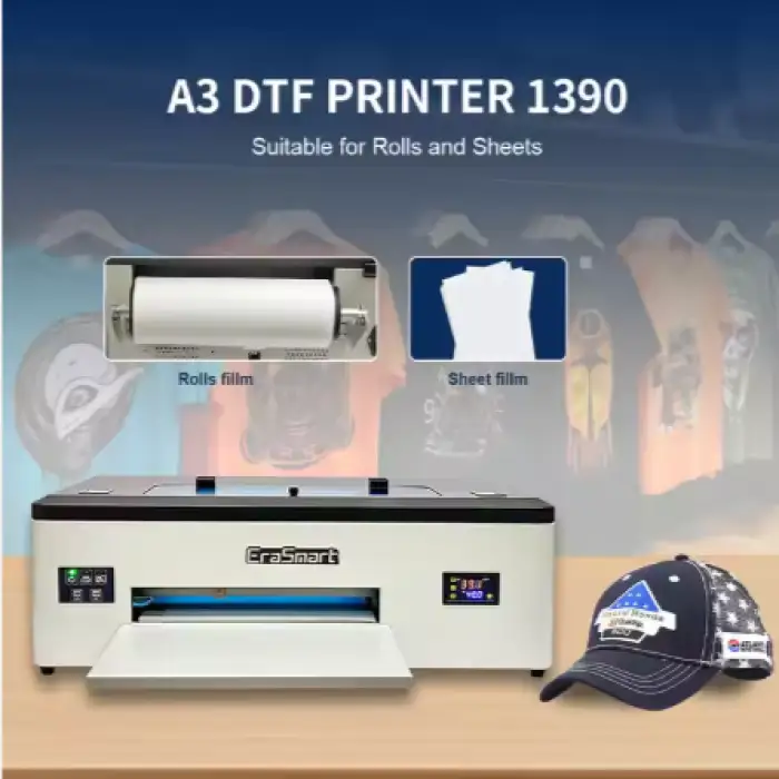 A3 DTF PET Film Printer for T-Shirt Printing