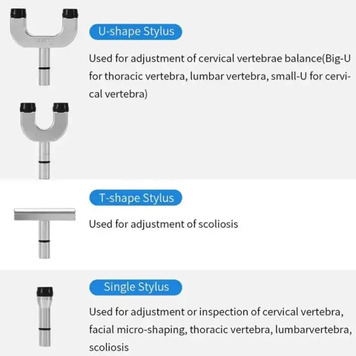 Spine Electric Massage Gun Back Micro-Current Pulse Cervical Massage Correction Tool