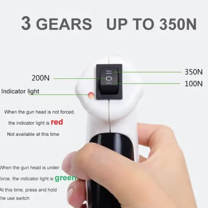 Spine Electric Massage Gun Back Micro-Current Pulse Cervical Massage Correction Tool