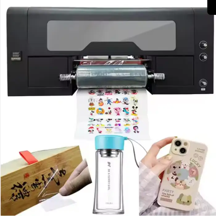 30CM All in One UV DTF Printer Laminator Sticker Roll A3 Label Sticker Printing Machine