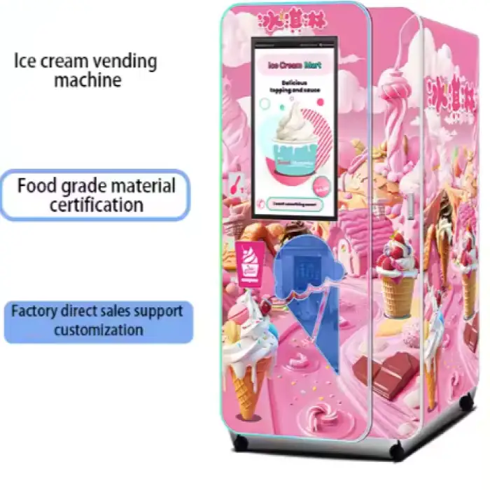 Italian Frozen Yogurt Milk Automatic Ice Cream Machine For Kids