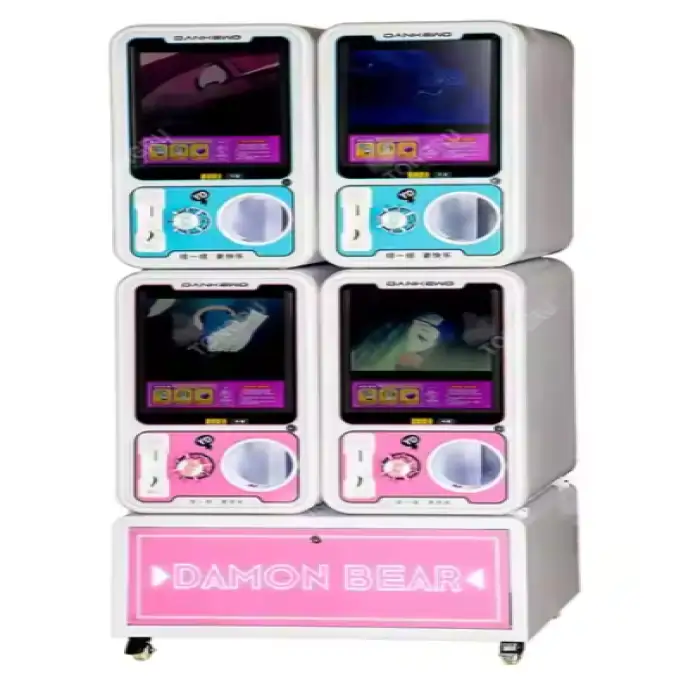 Mini Gashapon Capsule Gumball Candy Vending Machine - Fun and Versatile for Kids and Families