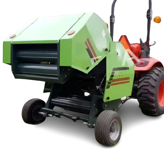 Tractor Mounted PTO Mini Round Hay Baler Green