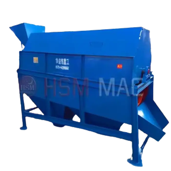 HSM High Capacity Rotary Trommel Compost Sifter For Carbon Production Lines Coal Ash