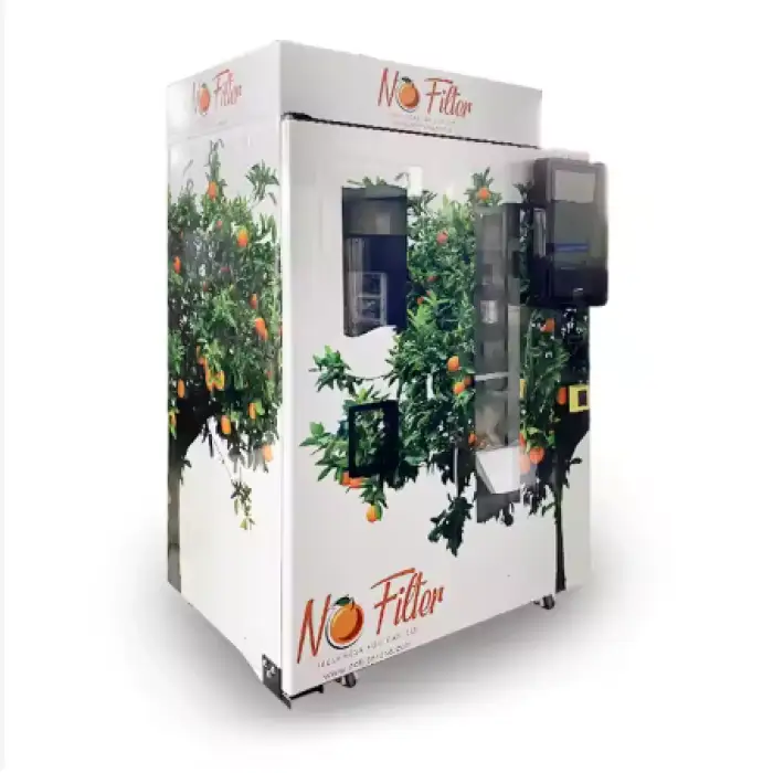 Automatic Fresh Orange Juice Making Smart Vending Machine