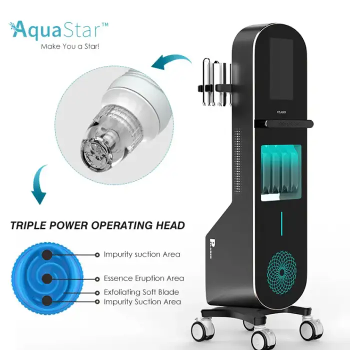 Bubble 16 In 1 Solutions Professional Russian Hydro Facial Machine