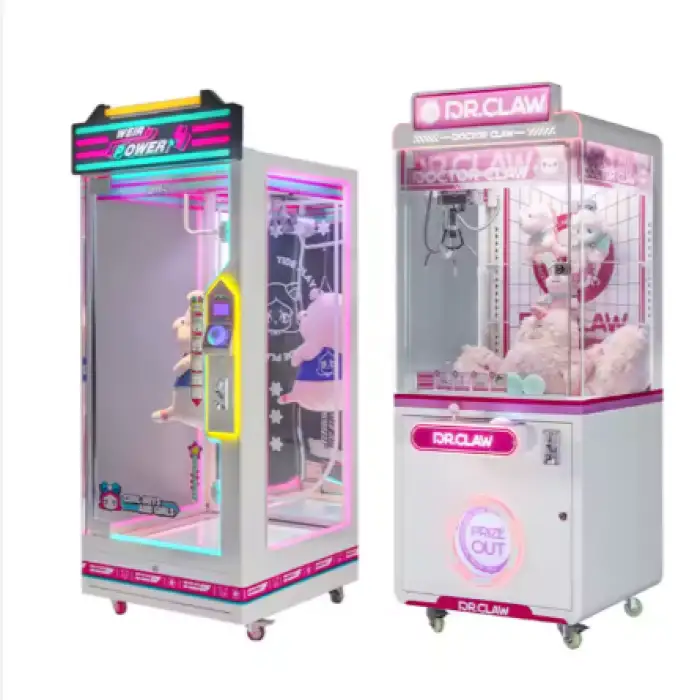 Arcade Claw Crane Machine – Coin Operated Doll Game for Amusement Parks