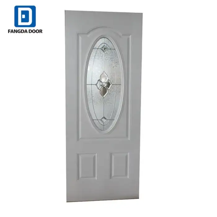 Modern Design Fiberglass Skin WPC Door Exterior Doors