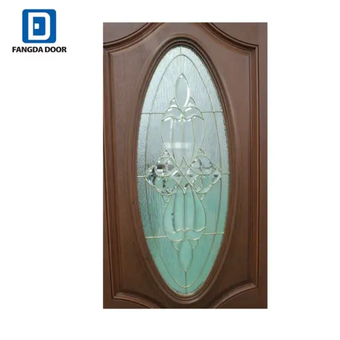 Modern Design Fiberglass Skin WPC Door Exterior Doors