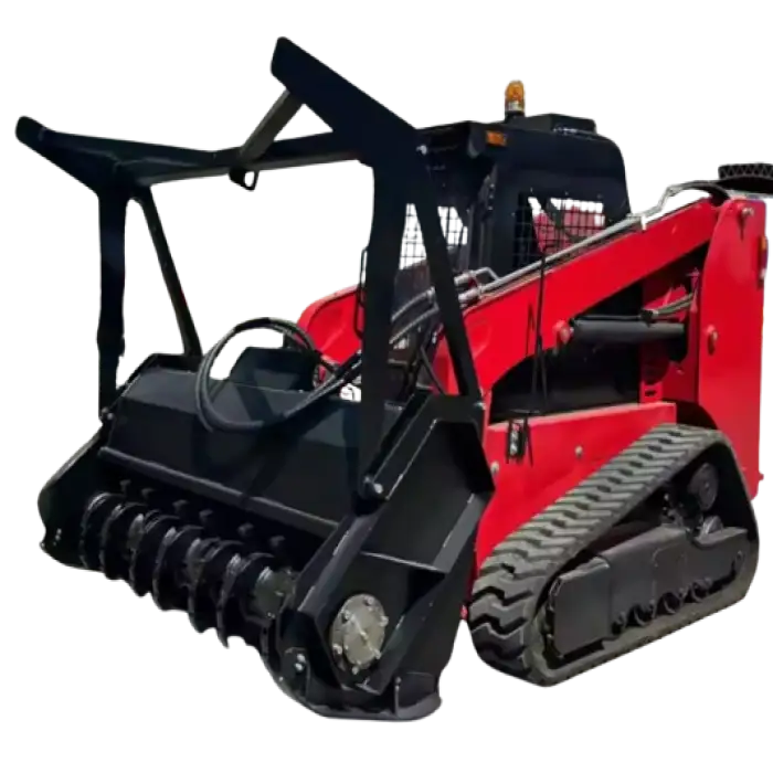 skid steer forest drum mulcher disc mulcher