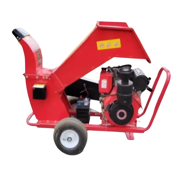 Wood gasoline electric wood chipper with diesel engine