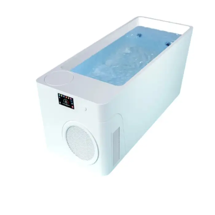 Wifi App Control Cold Plunge Pool All In One Acrylic Ice Bath Tub With Chiller Filter And Insulated Cover Cold Plunge