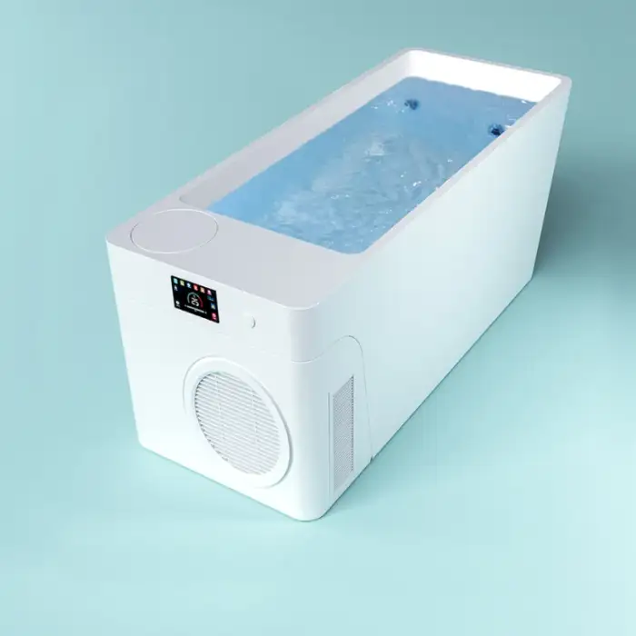 Wifi App Control Cold Plunge Pool All In One Acrylic Ice Bath Tub With Chiller Filter And Insulated Cover Cold Plunge