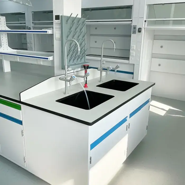 Science Laboratory Furniture Cabinets with Accessories Sink