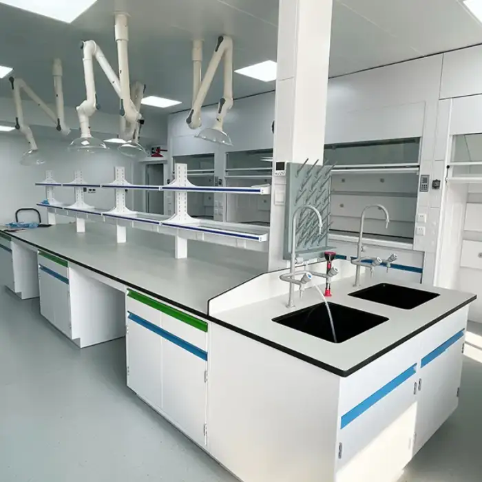 Science Laboratory Furniture Cabinets with Accessories Sink