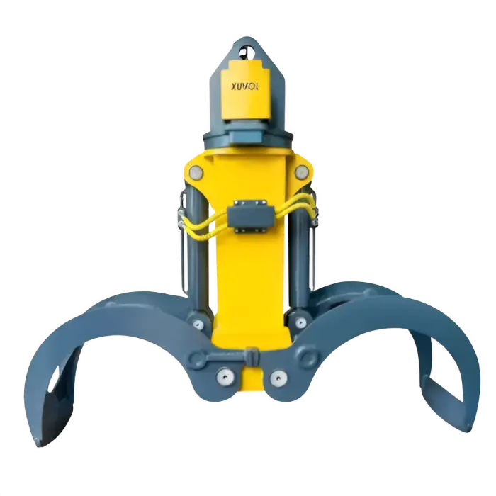 Excavator Rotating Grapple 360 Degree Rotating Log Grapple Tree Logging Equipment for Sea Port