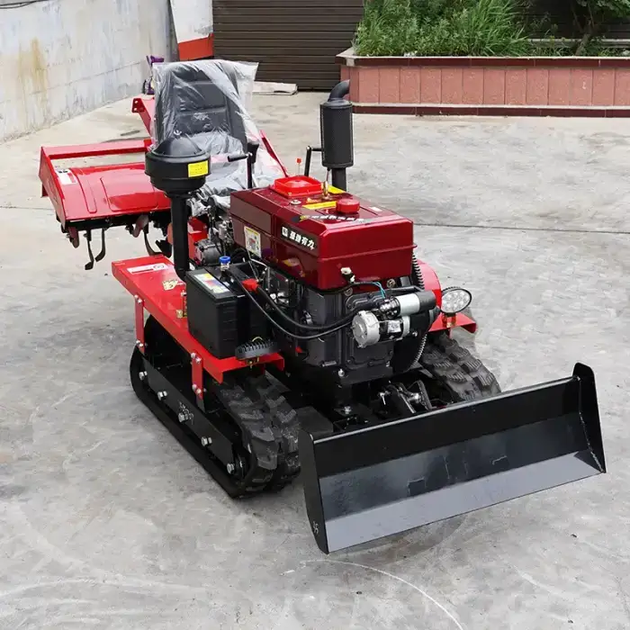 25HP rotavator cultivators agricultural farming mini rotary tiller crawler tractor cultivators (Air Freight)