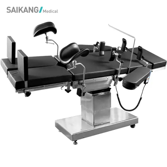 A100-4A SAIKANG Stainless Steel Movable Adjustable Electric Surgical Medical Operating Table