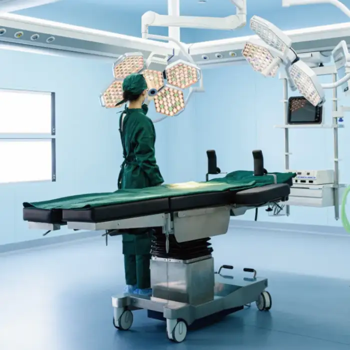 A100-4A SAIKANG Stainless Steel Movable Adjustable Electric Surgical Medical Operating Table