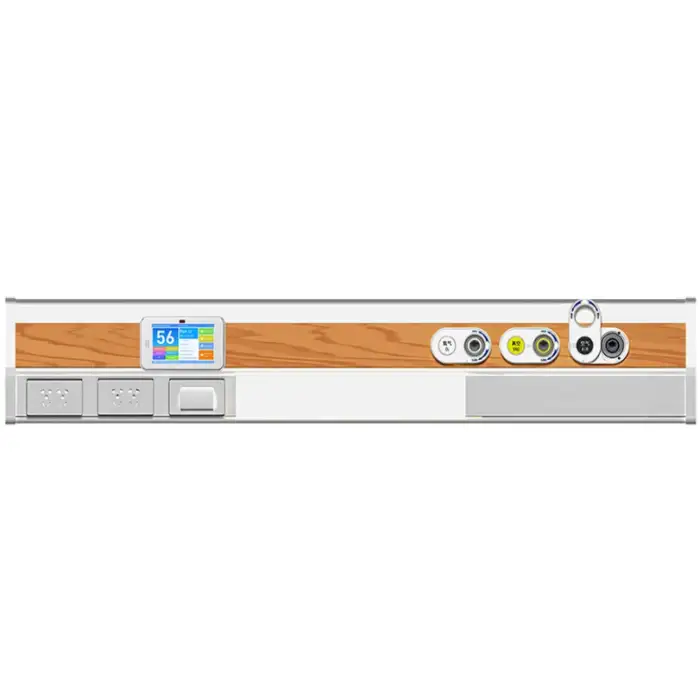 Hospital Use Bed Head Unit For Ward Sapphire Series Surface Mounted Console With Lights