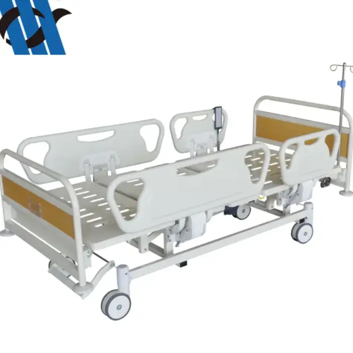 YC-E3618L III  3 Functions Adjustable Movable Hospital Medical  Patient Bed With Monkey Bar Electric Nursing Bed