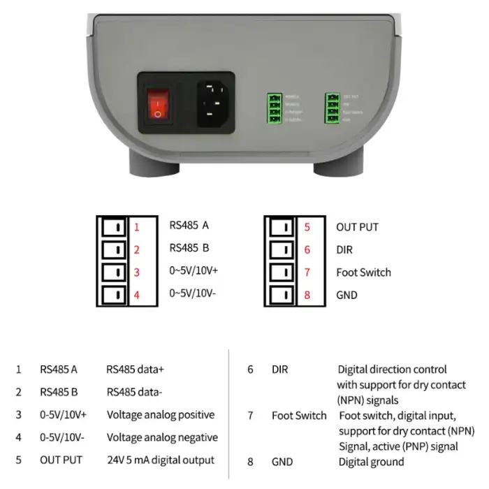 Kamoer UIP-WIFI-E 1500ml min High Flow Rate Touch Screen Foot Switch Support Smart Dispenser Peristaltic Pump Machine