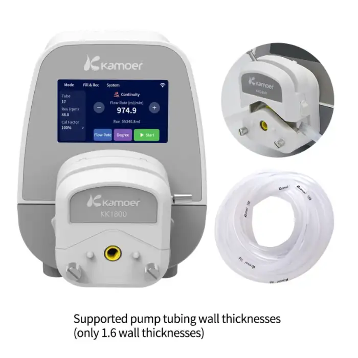 Kamoer UIP-WIFI-E 1500ml min High Flow Rate Touch Screen Foot Switch Support Smart Dispenser Peristaltic Pump Machine