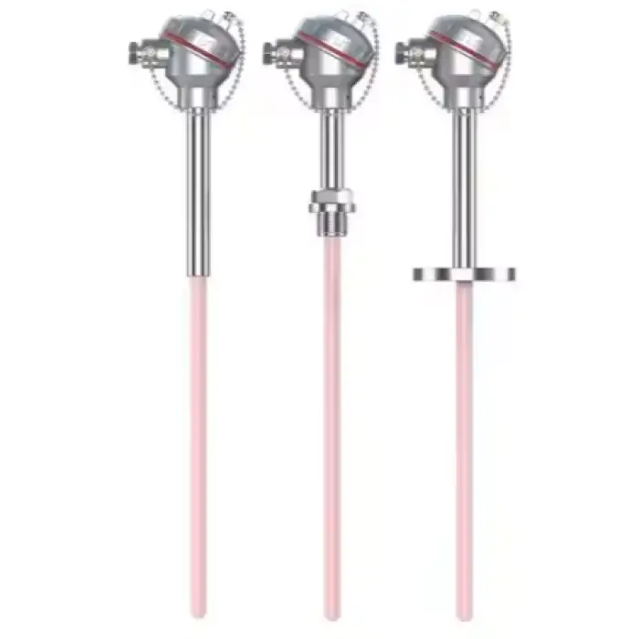 Industrial platinum rhodium high temperature sensor threaded screw probe thermocouple r b s