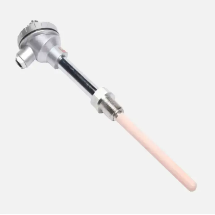 Industrial platinum rhodium high temperature sensor threaded screw probe thermocouple r b s