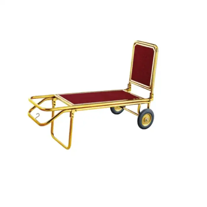 Aluminium Hotel Room Service Cart Lobby Luggage Trolley