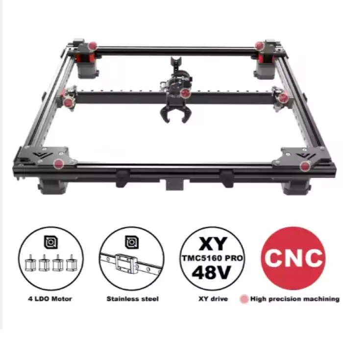 Mellow Genuine DIY VzBoT AWD 330 VZ330 3D Printer Kit - Premium CNC Metal Construction, Lightweight, High-Speed Printing with Klipper Firmware