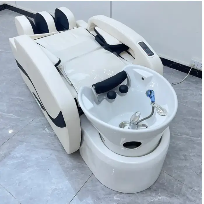 Bed Beauty Salon Shampoo Chair Intelligent Water Cycle Steam Therapy Massage Table