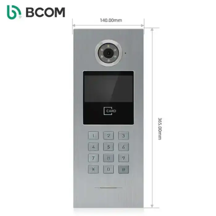 IP Multi Video Doorbell Intercom System Doorbell 7 Inch Color Video Door Phone For Families