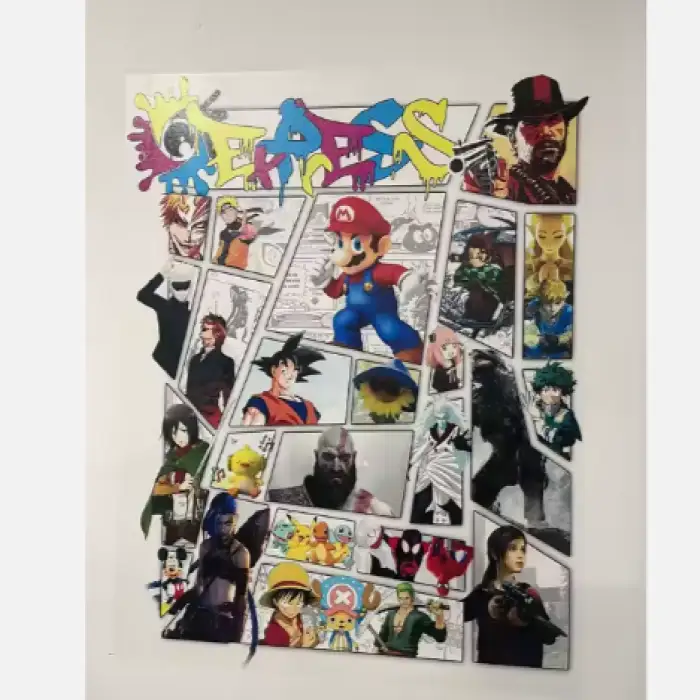 High-Resolution Vertical Wall Printer with Customizable Options