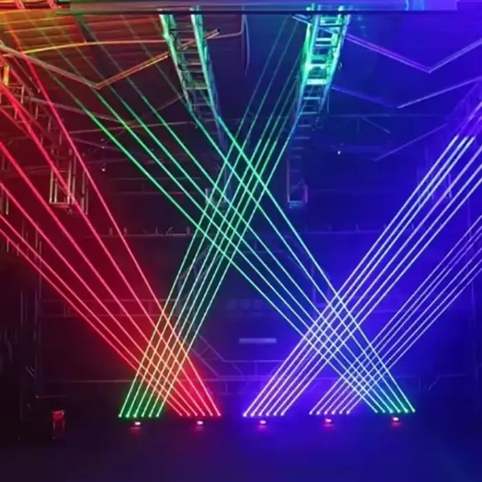 6 Eyes RGB Laser Effect DMX Moving Head Light DJ Light Laser Lights For Night Club