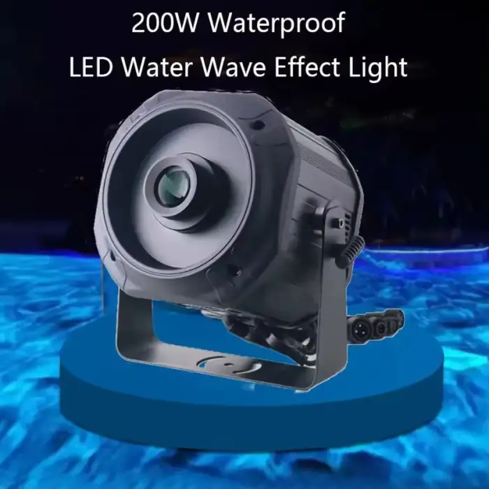 AOPU The Most Popular 200W Waterproof LED Water Wave Projector Effect Light LED Wall Washer For Aquarium Scenic