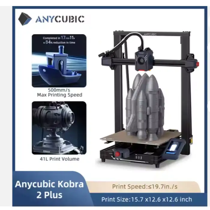 Anycubic 5X 10X Faster Kobra 2 Max Neo Pro DIY 3D Printer