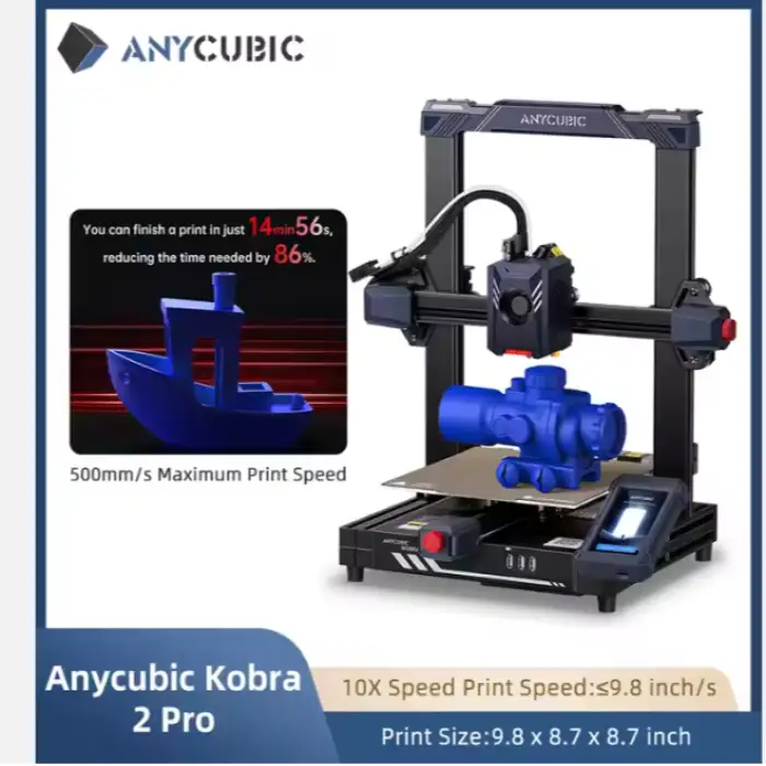 Anycubic 5X 10X Faster Kobra 2 Max Neo Pro DIY 3D Printer