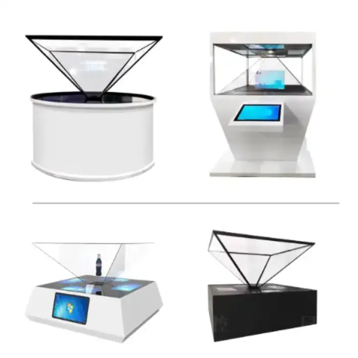 3D Hologram Advertising Hologram Equipment with Transparent Screen Holographic Projector 3D Hologram