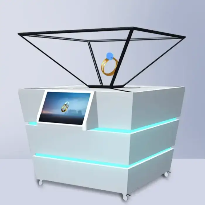 3D Hologram Advertising Hologram Equipment with Transparent Screen Holographic Projector 3D Hologram