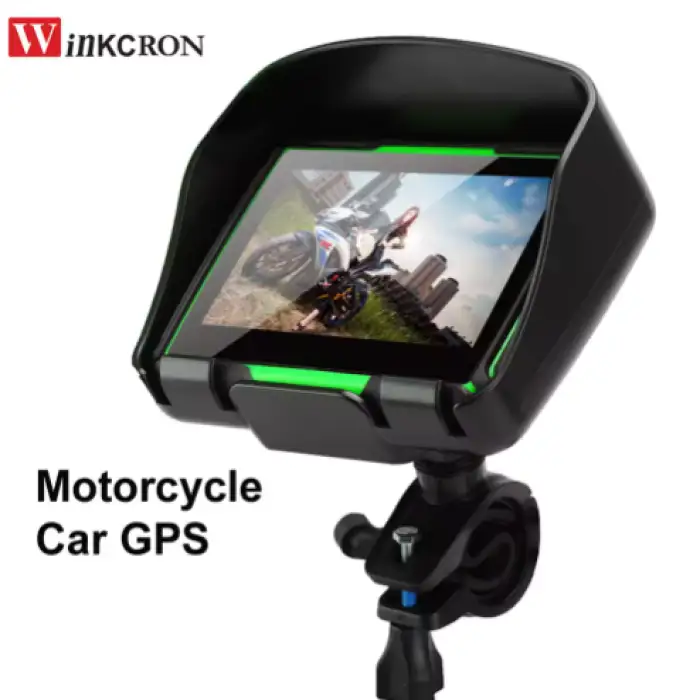 Waterproof GPS Navigator for Motorcycles with Touch Screen